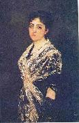 Juan Luna A portrait of the young Marchioness of Monte Olivar France oil painting artist